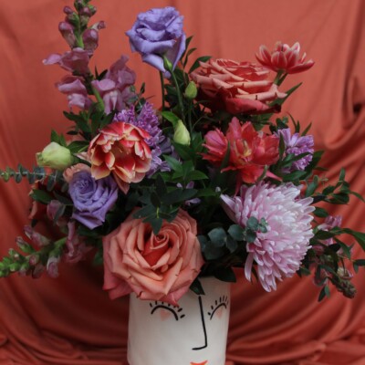 Valentine's Day: Heart Eyes Vase Arrangement